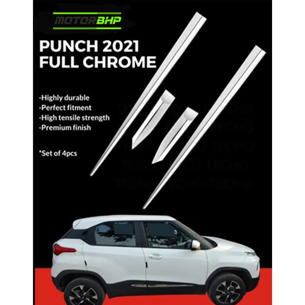 Buy Tata Punch Chrome Side Beading Car Accessories Online