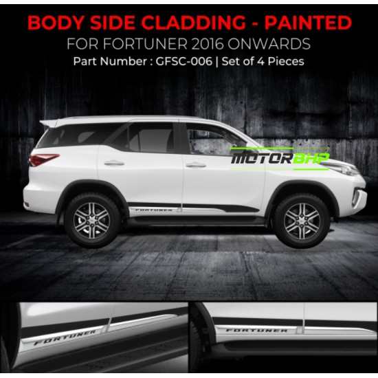  Toyota fortuner Body Side Cladding /Beading(2016-Onawrds)