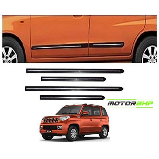  Mahindra TUV100 Door Beading Black With Chrome Line