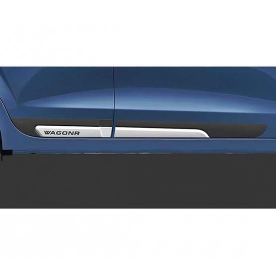Maruti Suzuki WagonR Door Beading Black & Sliver (2019-Onwards)