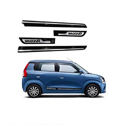 Maruti Suzuki WagonR Door Beading Black & Silver