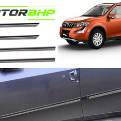 Mahindra XUV 500 Door Beading Black With Sliver Line  Mahindra XUV 500 Door Beading Black With Sliver Line