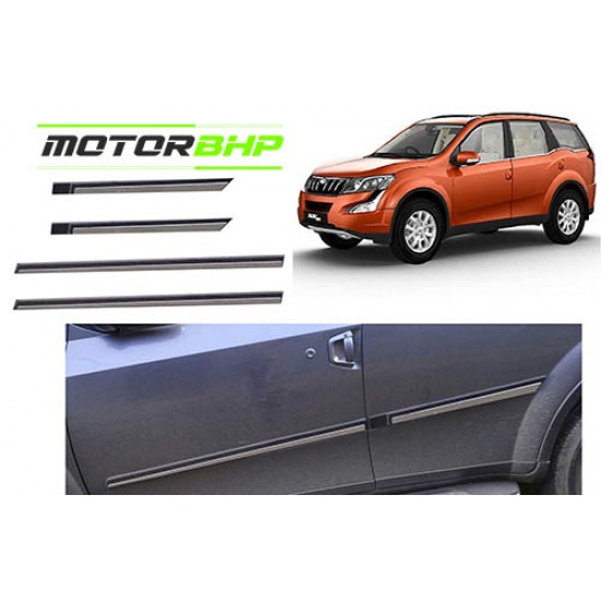  Mahindra XUV 500 Door Beading Black With Sliver Line