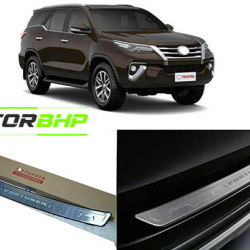 Toyota Fortuner Car Rear Bumper Foot plate  (2016-2019 Onwards)  Toyota Fortuner Car Rear Bumper Foot plate  (2016-2019 Onwards)