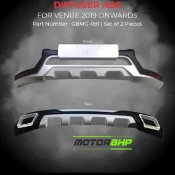 Hyundai Venue Front And Rear Bumper Diffuser (2019-Onwards)