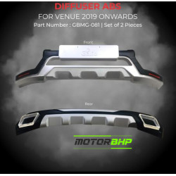 Hyundai Venue Front And Rear Bumper Diffuser (2019-Onwards)