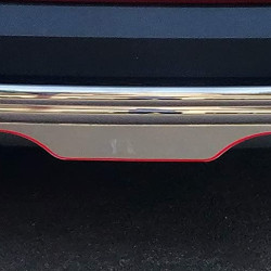 Kia Carens Stainless Steel Rear Bumper Protector  Kia Carens Stainless Steel Rear Bumper Protector