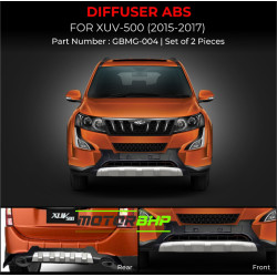 Mahindra XUV500 Car Front And Rear Bumper Diffuser ABS (2015-2017)