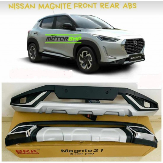 Nissan Magnite Car Bumper Diffuser ABS Front & Rear
