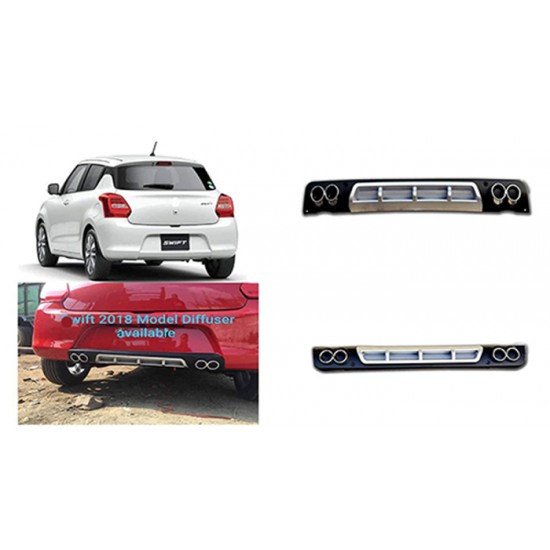  Maruti Suzuki Swift (2018) Car Rear Bumper Diffuser