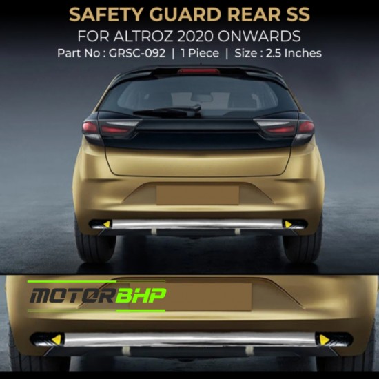 Tata Altrroz Safety Guards Rear -SS (2020-Onwards) Tata Altrroz Safety Guards Rear -SS (2020-Onwards)