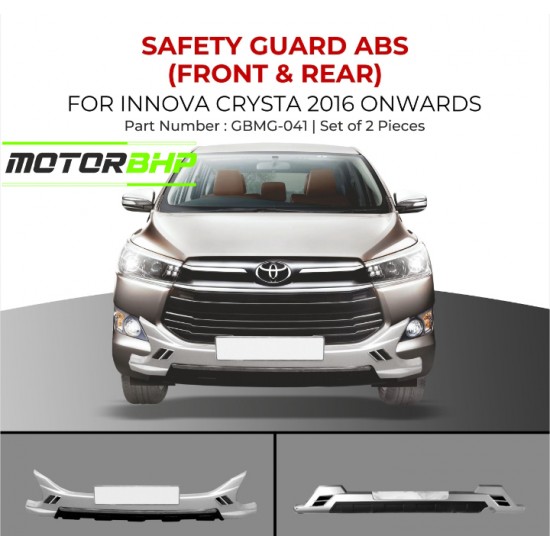 Toyota Innova Crysta Car Front & Rear Bumper Diffuser (2016-Onwards)