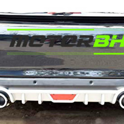 Hyundai Verna Car Rear Black Bumper Diffuser ( 2017-2019)  Hyundai Verna Car Rear Black Bumper Diffuser ( 2017-2019)