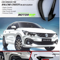 Maruti Suzuki Baleno Bumper Protector Guard - Black Glossy (2022) Maruti Suzuki Baleno Bumper Protector Guard - Black Glossy (2022)