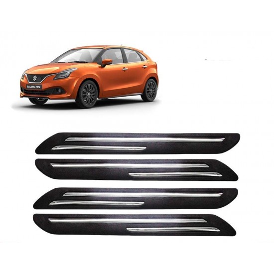  Maruti Suzuki Baleno Bumper Protector With Double Strip Chrome (2015-2017)