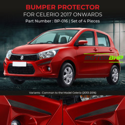 Maruti Suzuki Celerio Bumper Protector Black (2013-2017)  Maruti Suzuki Celerio Bumper Protector Black (2013-2017)