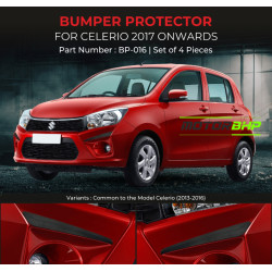 Maruti Suzuki Celerio Bumper Protector Black (2013-2017)  Maruti Suzuki Celerio Bumper Protector Black (2013-2017)