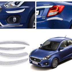 Maruti Suzuki Dzire Bumper Protector Chrome (2017-Onwards)  Maruti Suzuki Dzire Bumper Protector Chrome (2017-Onwards)