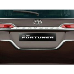 Toyota Fortuner Rear Number Plate U Chrome 