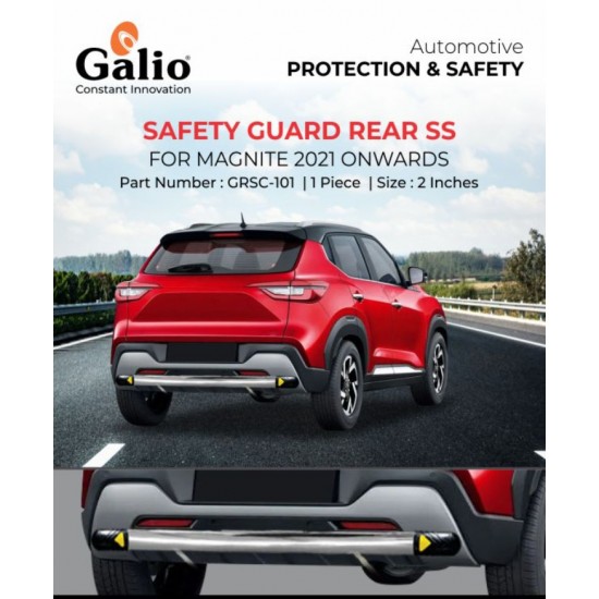 Galio Nissan Magnite Safety Guards Rear -SS (2021-Onwards) Galio Nissan Magnite Safety Guards Rear -SS (2021-Onwards)