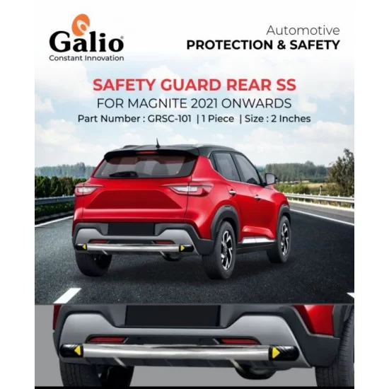 Galio Nissan Magnite Safety Guards Rear -SS (2021-Onwards) Galio Nissan Magnite Safety Guards Rear -SS (2021-Onwards)