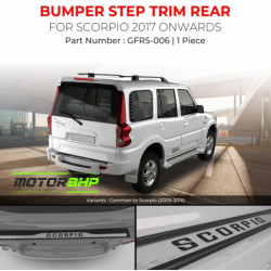Mahindra Scorpio Bumper Step Trim Rear (2017 Onwards) Mahindra Scorpio Bumper Step Trim Rear (2017 Onwards)
