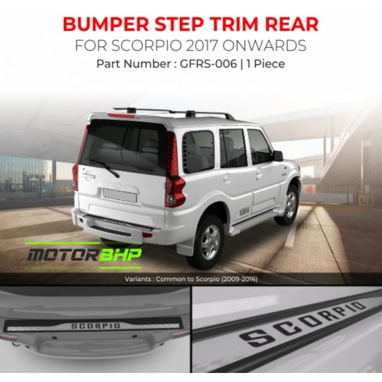 Mahindra Scorpio Bumper Step Trim Rear (2017 Onwards)