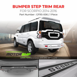 Mahindra Scorpio Bumper Step Trim Rear (2014-2016) Mahindra Scorpio Bumper Step Trim Rear (2014-2016)