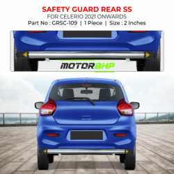 Maruti Suzuki Celerio Safety Guards Rear -SS (2021-Onwards) Maruti Suzuki Celerio Safety Guards Rear -SS (2021-Onwards)