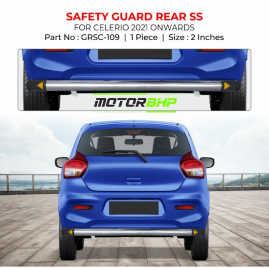 Maruti Suzuki Celerio Safety Guards Rear -SS (2021-Onwards) Maruti Suzuki Celerio Safety Guards Rear -SS (2021-Onwards)