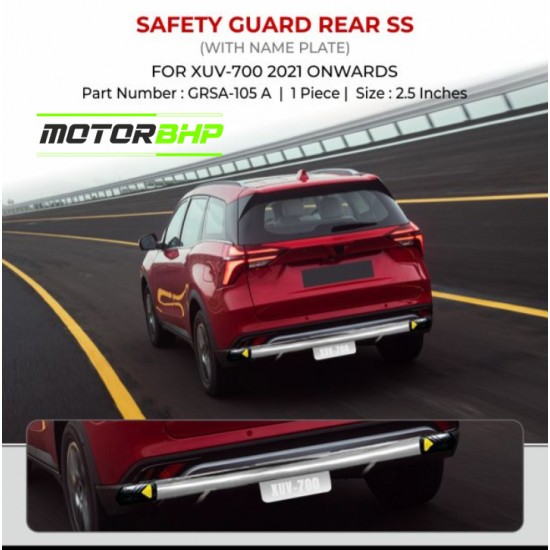 Mahindra XUV700 Safety Guards Rear -SS (2021-Onwards) Mahindra XUV700 Safety Guards Rear -SS (2021-Onwards)