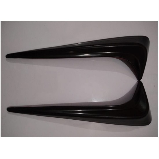 Maruti Suzuki Baleno Bumper Protector Guard - Black Glossy (2022)