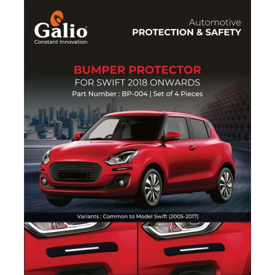 Galio Maruti Suzuki Swift Bumper Protector -Sliver Line (2018-Onwards)