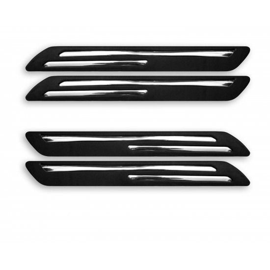 Galio Mahindra TUV 300 Bumper Protector With Double Strip Chrome