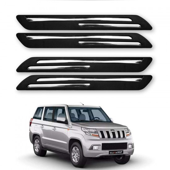 Galio Mahindra TUV 300 Bumper Protector With Double Strip Chrome