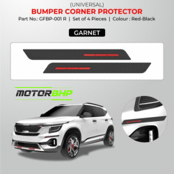 Universal Bumper Corner Protector Red-Black Universal Bumper Corner Protector Red-Black