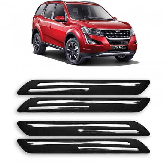 Galio Mahindra XUV 500 Bumper Protector With Double Strip Chrome