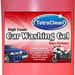 TetraClean High Foam Car Shampoo Washing Liquid- Rose Scented (1 L)