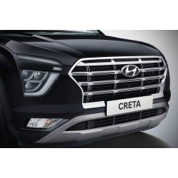 Hyundai Creta 2020 Chrome Plated Front Grill Ring Outer