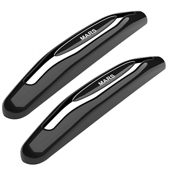 GFX Car Door Edge Guard, for All Cars (Pack of 4)  (Mars-Black)