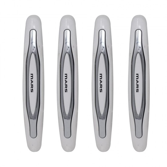 GFX Car Door Edge Guard, for All Cars (Pack of 4)  (Mars-White)