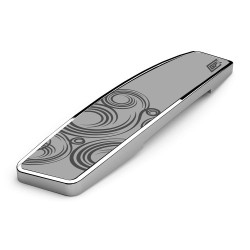 Car Door Edge Guard, for All Cars (Pack of 4)  Mercury Ripple Silver  Car Door Edge Guard, for All Cars (Pack of 4)  Mercury Ripple Silver