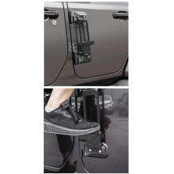 Mahindra Thar Roxx Matte Black Door Hinge Step Mahindra Thar Roxx Matte Black Door Hinge Step