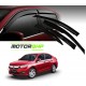 Honda Amaze Rain Door Visor Without Chrome Line (2018-Onwards)