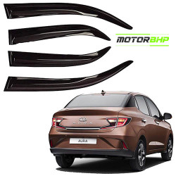 Hyundai Aura Rain Door Visor Without Chrome Line Hyundai Aura Rain Door Visor Without Chrome Line
