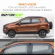  Ford Ecosport Rain Door Visor Without Chrome Line (2017-Onwards)
