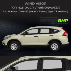 Honda CR-V Rain Door Visor Without Chrome Line (1998-Onwards)  Honda CR-V Rain Door Visor Without Chrome Line (1998-Onwards)