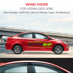 Hyundai Verna Rain Door Visor Without Chrome line (2011-2016) Hyundai Verna Rain Door Visor Without Chrome line (2011-2016)