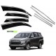  Innova Crysta Rain Door Visor With Chrome Line (2016-2020)