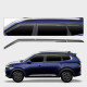 Kia Carens Clavis Rain Door Visor With Chrome Line